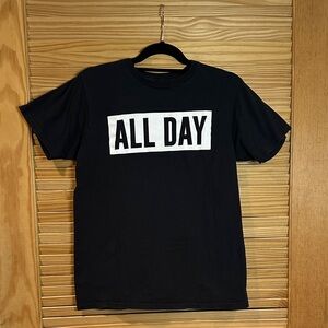Black Graphic T-Shirt (ALL DAY)